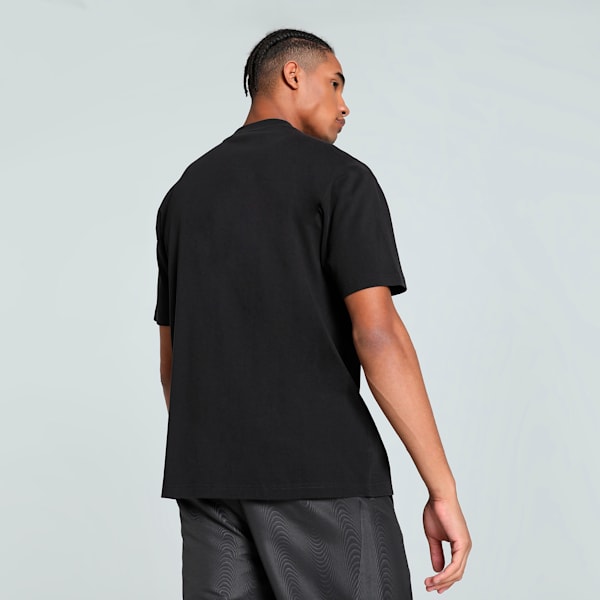 GRAPHICS "Rebel" Men's Relaxed Fit Tee, PUMA Black, extralarge-IND